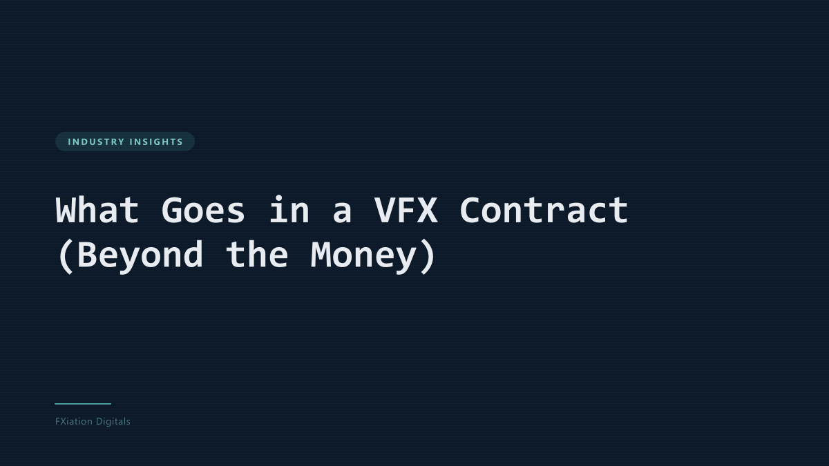 What Goes in a VFX Contract (Beyond the Money)